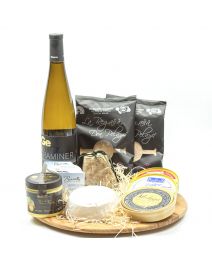 GIFT BOX OF THE SEA, CHEESE AND WINE 